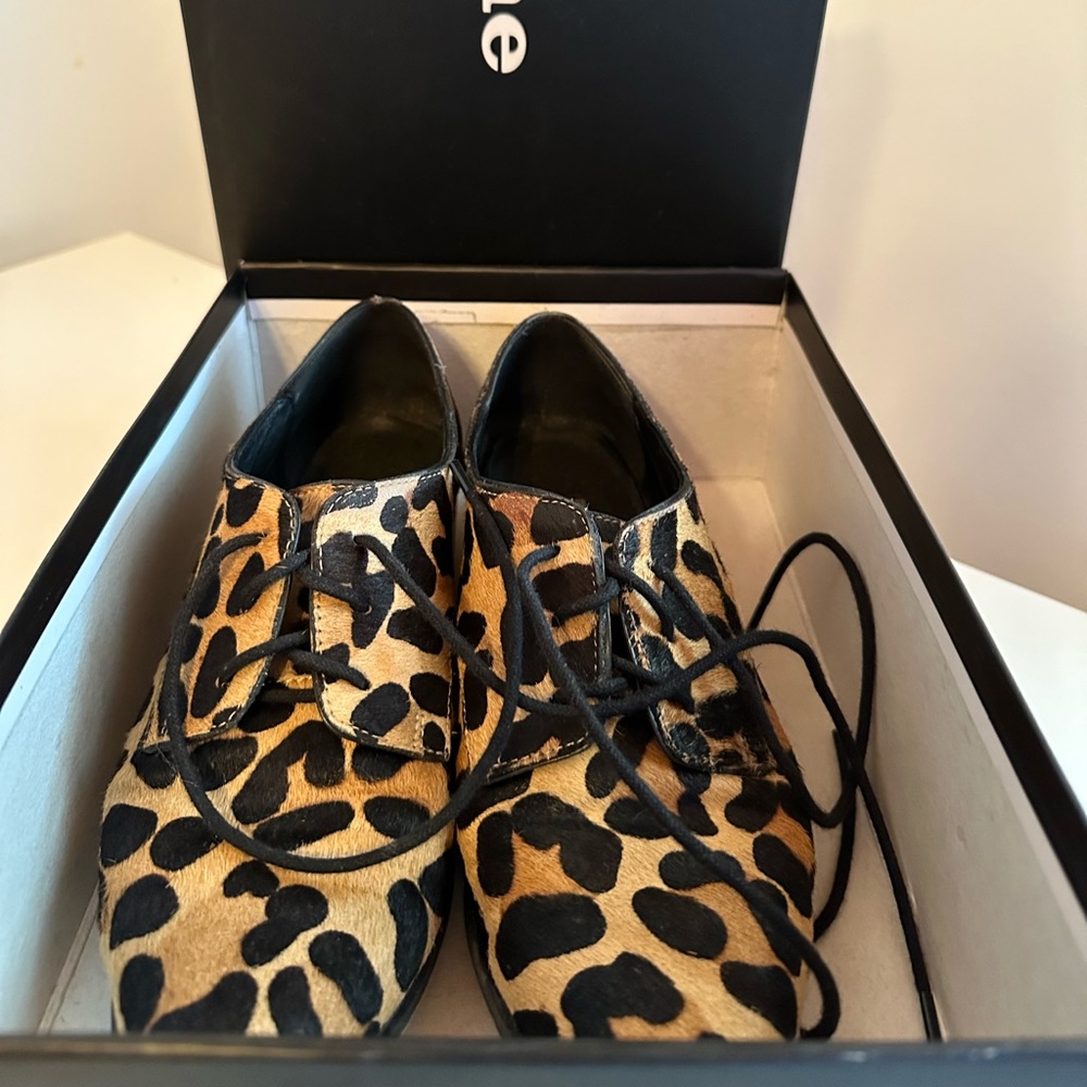 Faux pony fur dune London shoes size 37